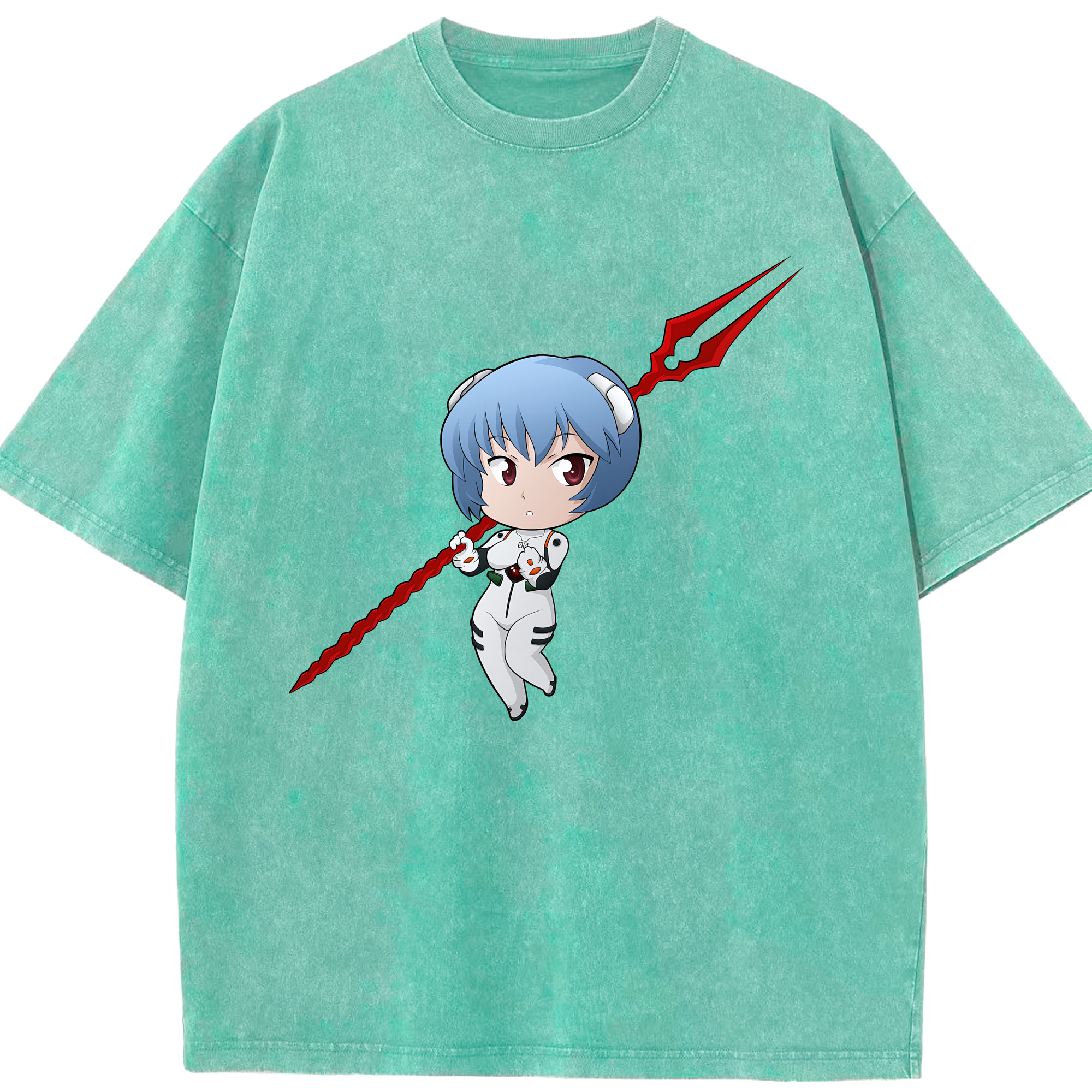 （画像用） EVA 新世紀エヴァンゲリオン 綿100% ヴィンテージ風 半袖Tシャツ（フロントプリント）